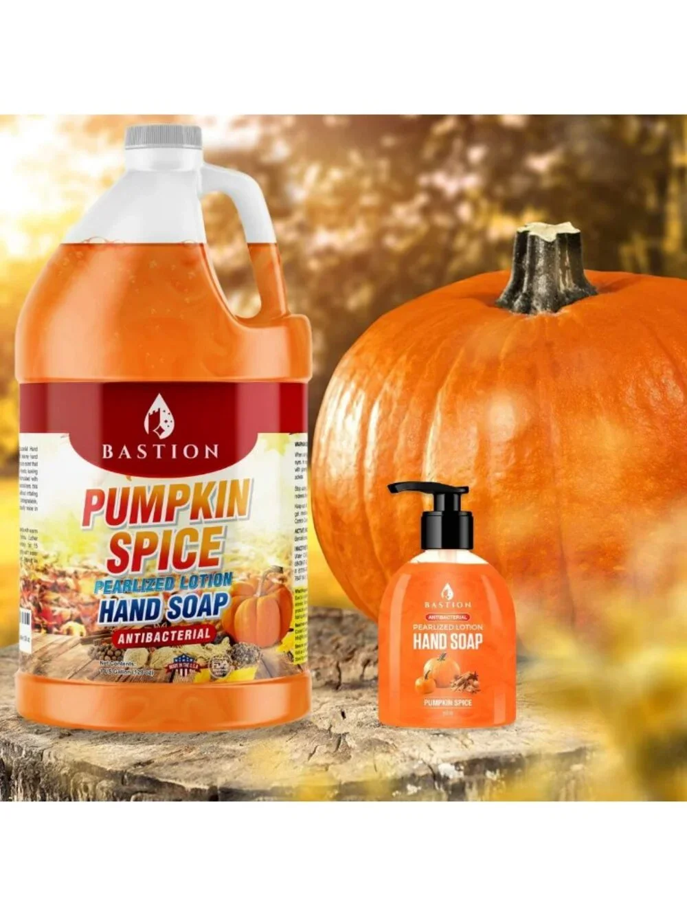 Moisturizing Pumpkin Spice Antibacterial Hand Soap - 1 Gallon Bulk Refill